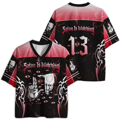 Soulisfree Satan Is Watching Mesh Jersey