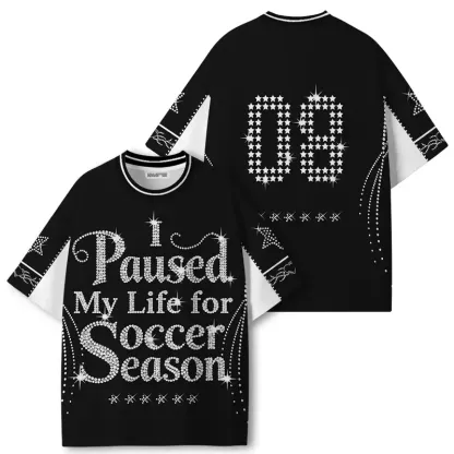 Soulisfree I Paused My Life for Soccer Season ECO‑PERF Graphic Tee