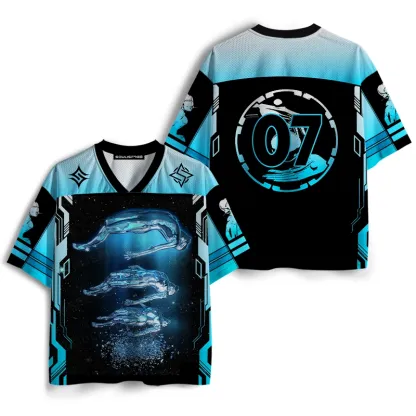 Soulisfree Cosmic Drift Aesthetic Mesh Jersey