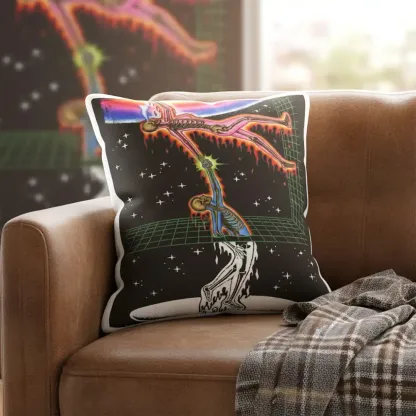 Cosmic Skeleton Pillow