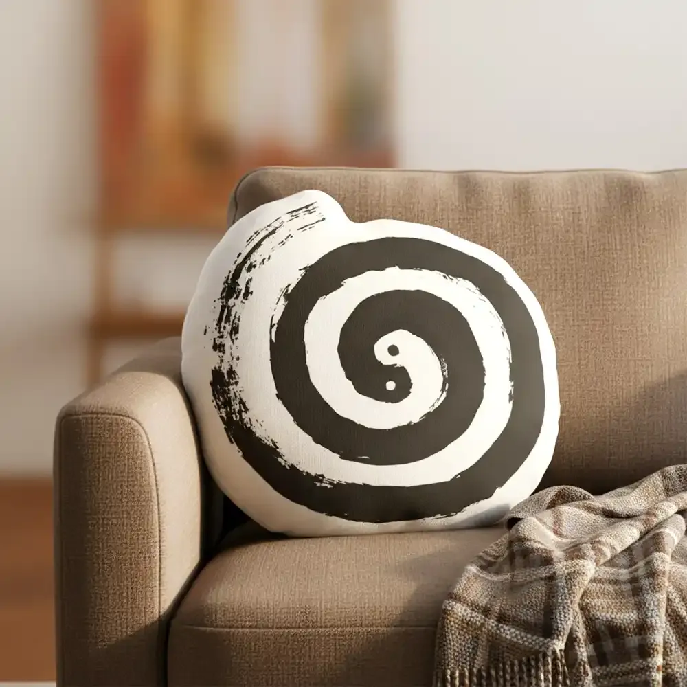 Eastern Spiral Pillow