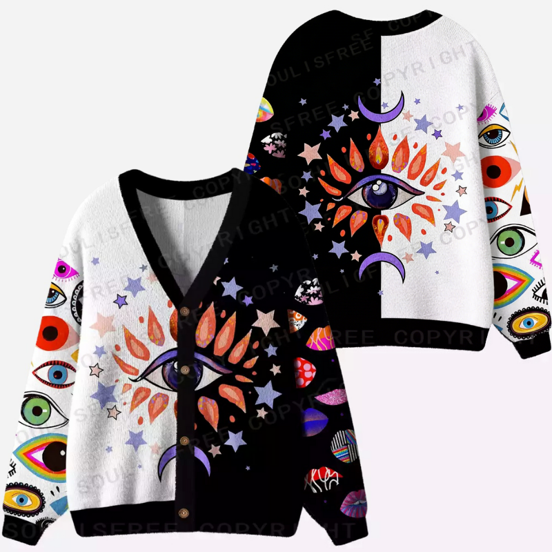 Stellar Gaze Ugly Cardigan Sweaters