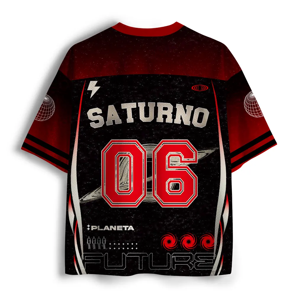 Soulisfree Planet Saturn Trajectory Project Mesh Jersey