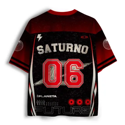 Soulisfree Planet Saturn Trajectory Project Mesh Jersey