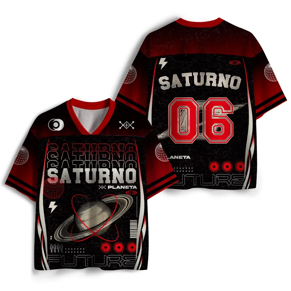 Soulisfree Planet Saturn Trajectory Project Mesh Jersey