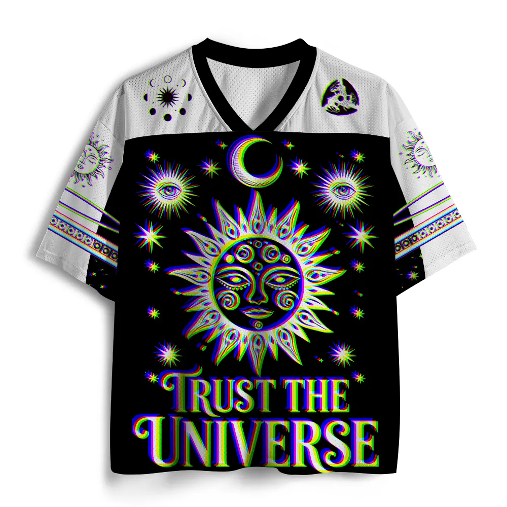 Soulisfree Universe Within You Optic Lines Illusion Mesh Jersey