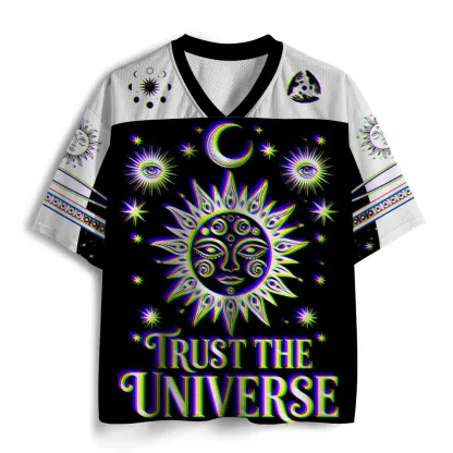 Soulisfree Universe Within You Optic Lines Illusion Mesh Jersey
