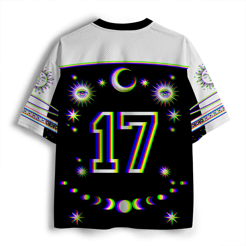 Soulisfree Universe Within You Optic Lines Illusion Mesh Jersey