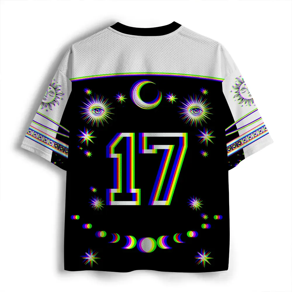 Soulisfree Universe Within You Optic Lines Illusion Mesh Jersey