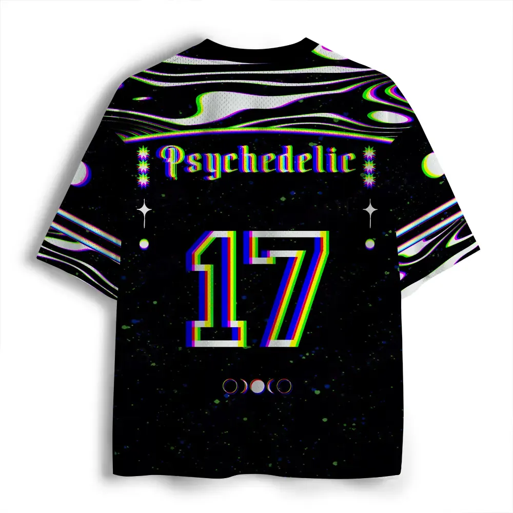 Soulisfree Inner Vision Optic Lines Illusion Mesh Jersey