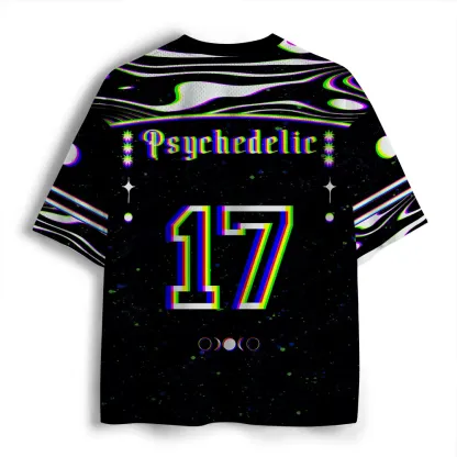 Soulisfree Inner Vision Optic Lines Illusion Mesh Jersey