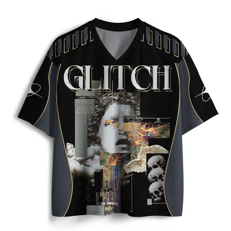 Soulisfree Digital Error Signal Collapse GLITCH Edition Mesh Jersey