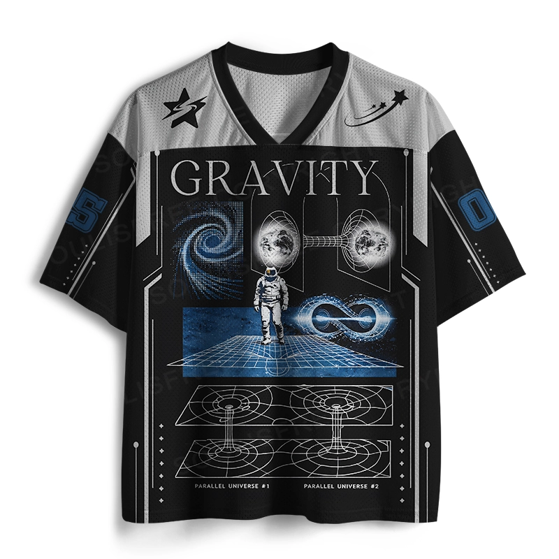 Soulisfree GRAVITY Cosmic Quantum Horizon Mesh Jersey