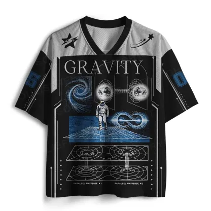 Soulisfree GRAVITY Cosmic Quantum Horizon Mesh Jersey