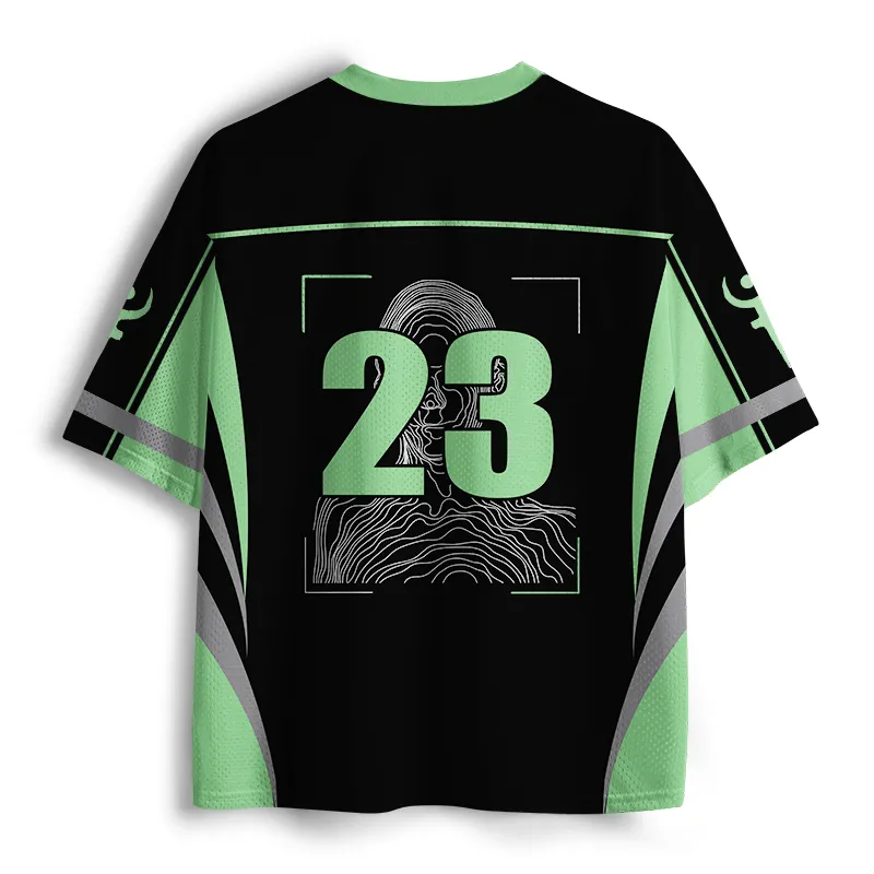 Soulisfree Dark Light Consciousness Grid Mesh Jersey