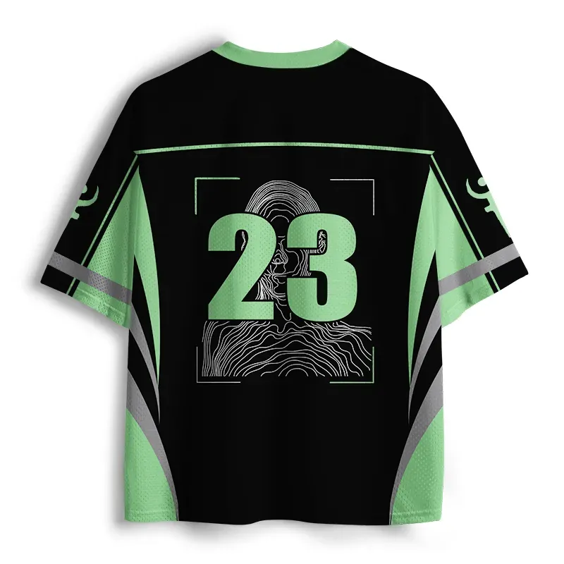 Soulisfree Dark Light Consciousness Grid Mesh Jersey