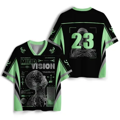 Soulisfree Dark Light Consciousness Grid Mesh Jersey