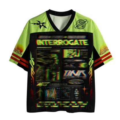 Soulisfree CYBER CORE System Error Oversized Mesh Jersey