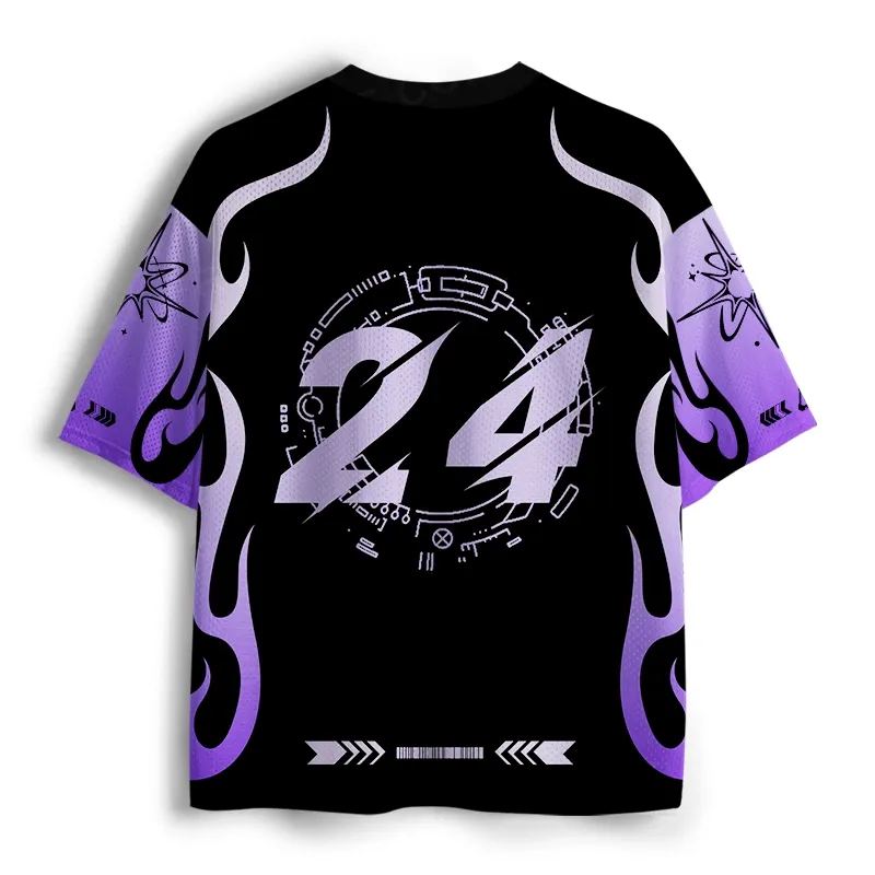 Soulisfree METALLIC MIND Cyber Grid Mesh Jersey