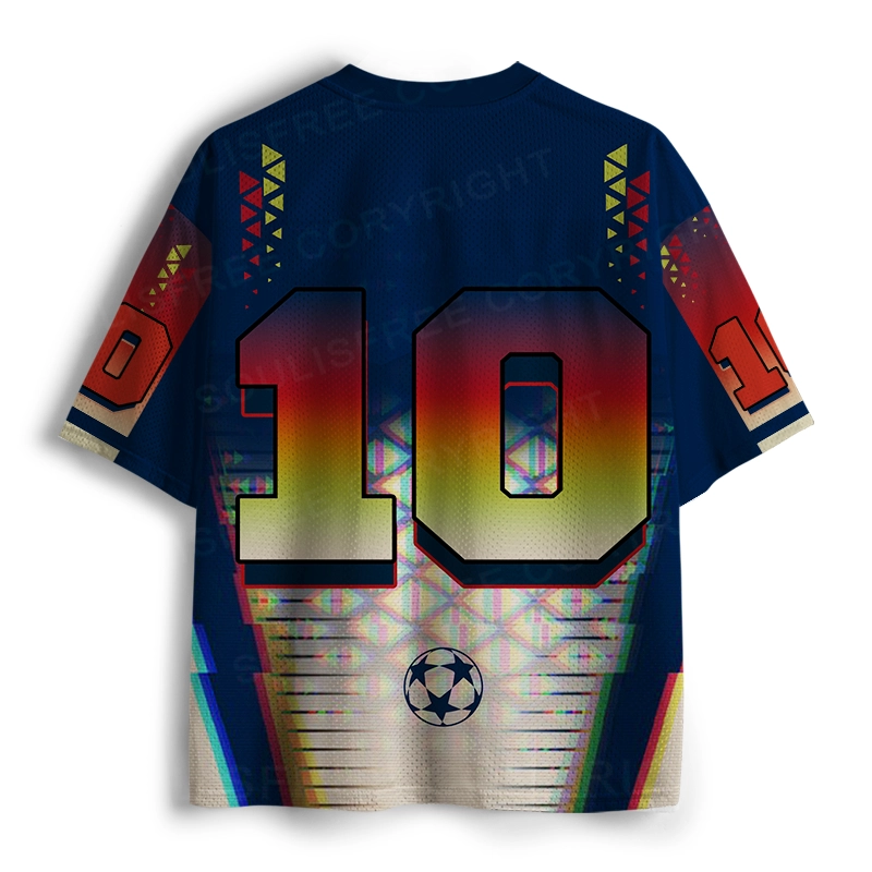 Soulisfree Midnight Digital Pitch Illusion Mesh Jersey