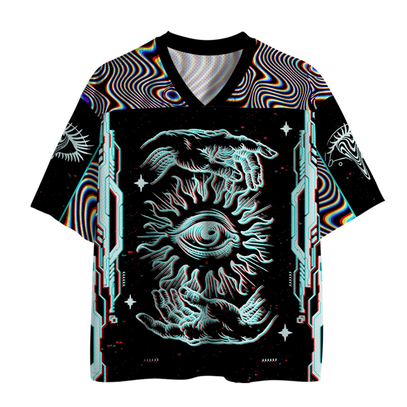 Soulisfree Dimensional Illusion Touch Mesh Jersey