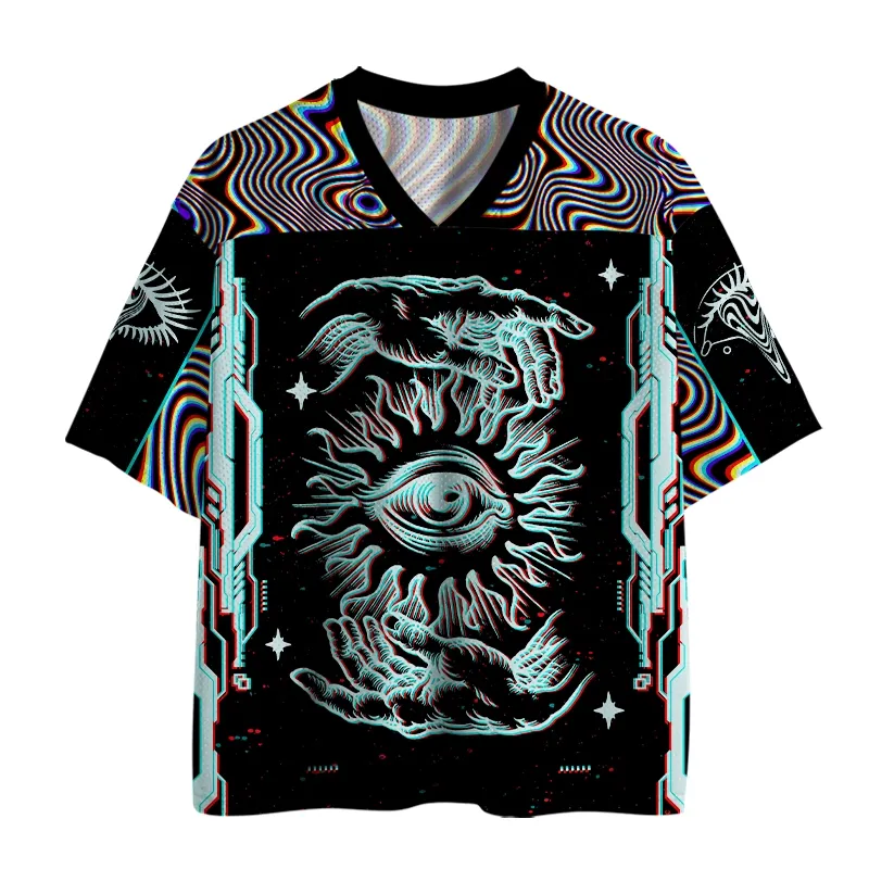 Soulisfree Dimensional Illusion Touch Mesh Jersey