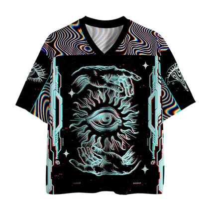 Soulisfree Dimensional Illusion Touch Mesh Jersey