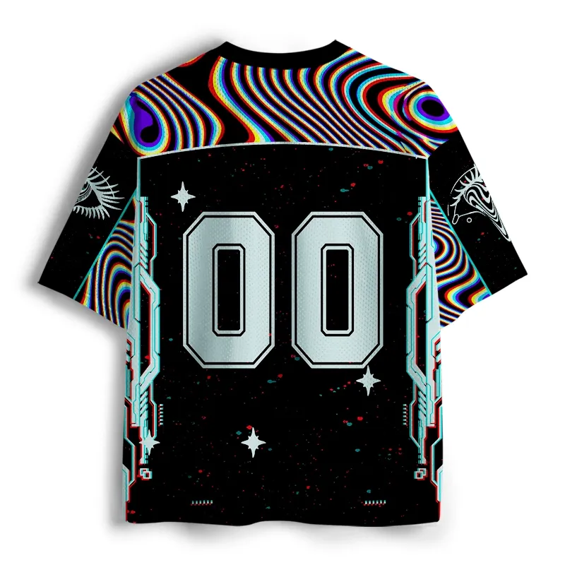 Soulisfree Dimensional Illusion Touch Mesh Jersey