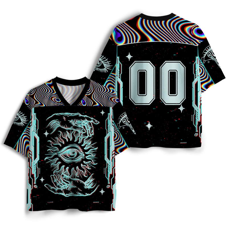 Soulisfree Dimensional Illusion Touch Mesh Jersey