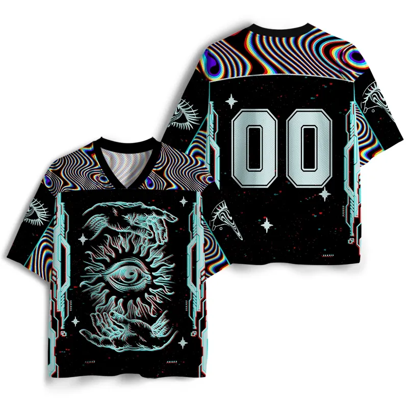 Soulisfree Dimensional Illusion Touch Mesh Jersey