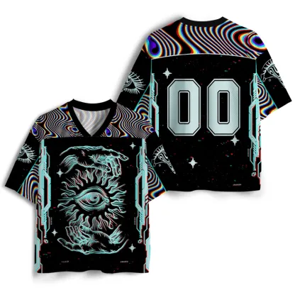 Soulisfree Dimensional Illusion Touch Mesh Jersey