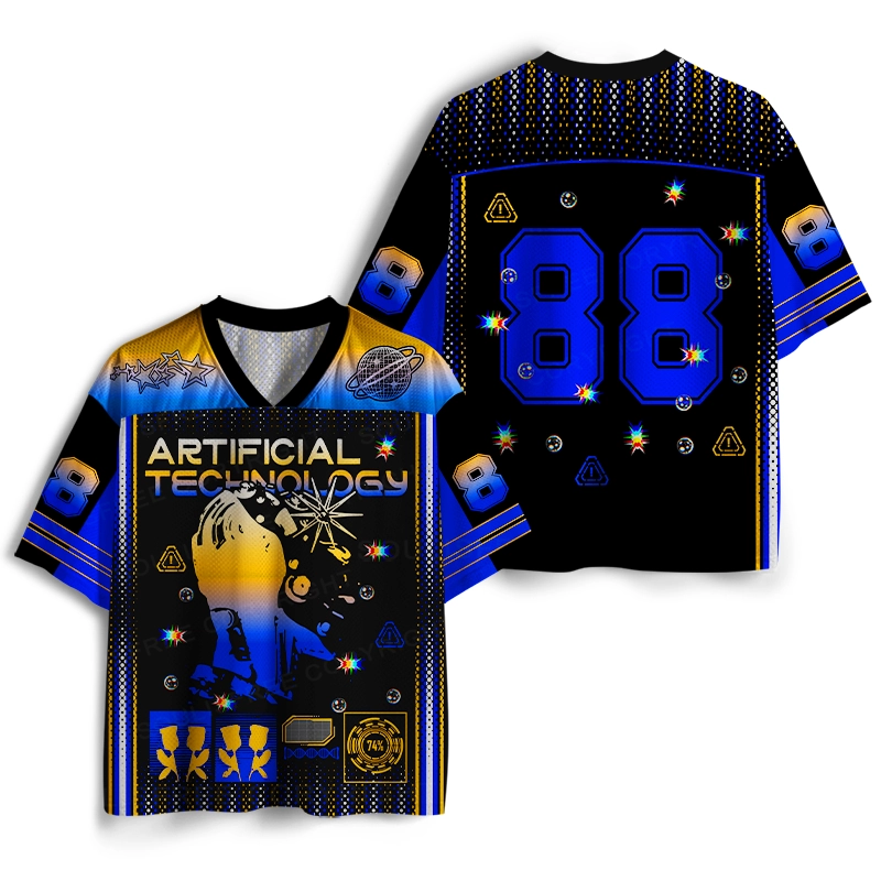 Soulisfree ARTIFICIAL TECHNOLOGY Prayer Illusion Mesh Jersey