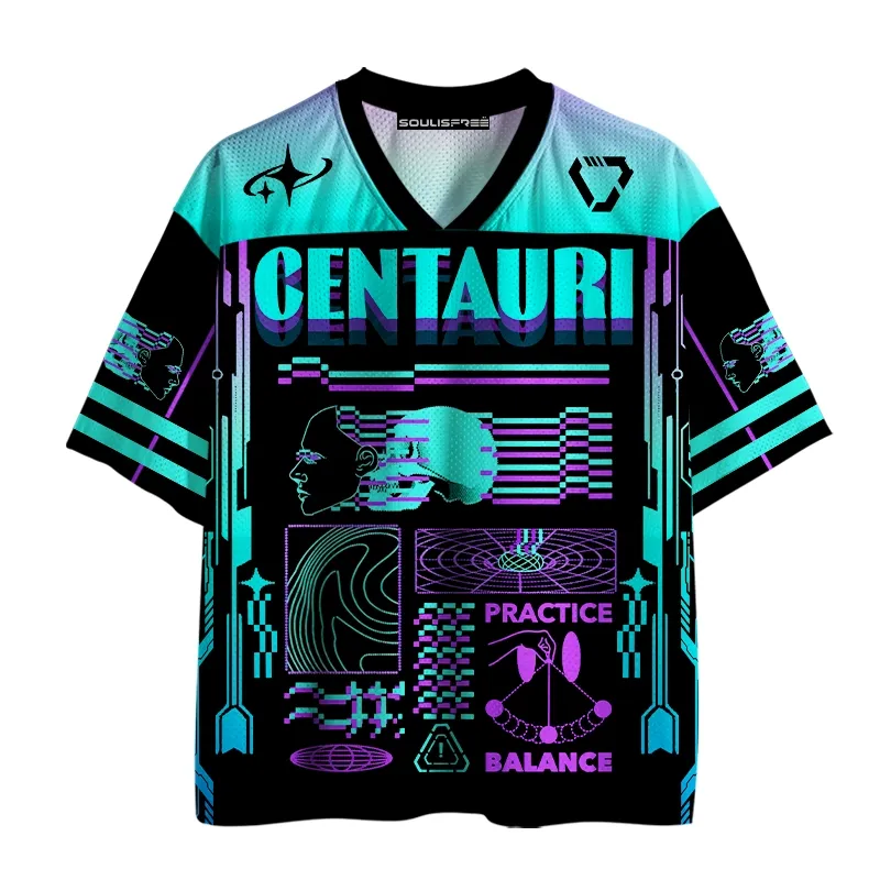 Soulisfree CENTAURI Galactic Logic Balance Illusion Mesh Jersey
