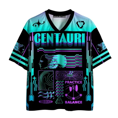 Soulisfree CENTAURI Galactic Logic Balance Illusion Mesh Jersey