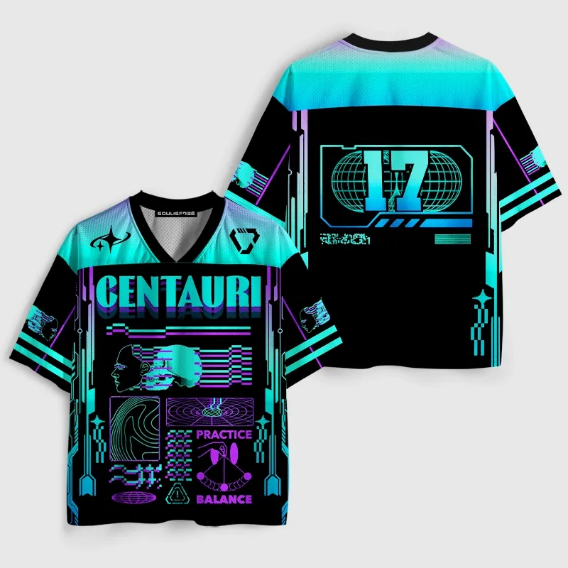 Soulisfree CENTAURI Galactic Logic Balance Illusion Mesh Jersey