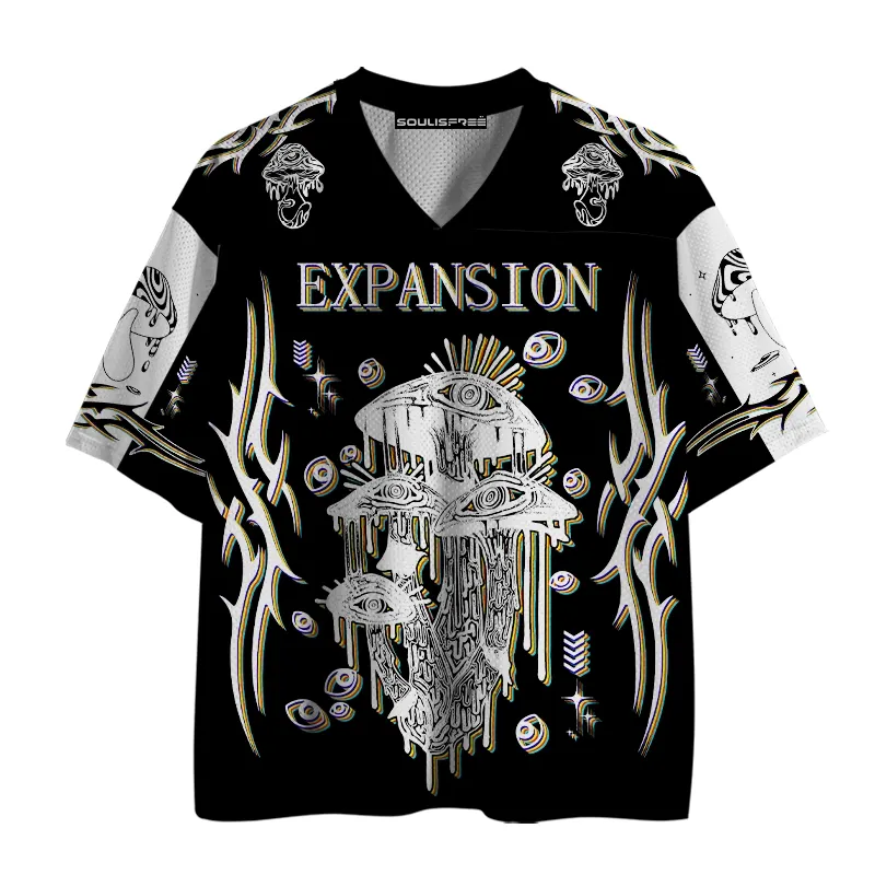 Soulisfree Expansion Eye Mushroom Vision Illusion Mesh Jersey