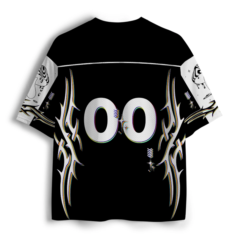 Soulisfree Expansion Eye Mushroom Vision Illusion Mesh Jersey