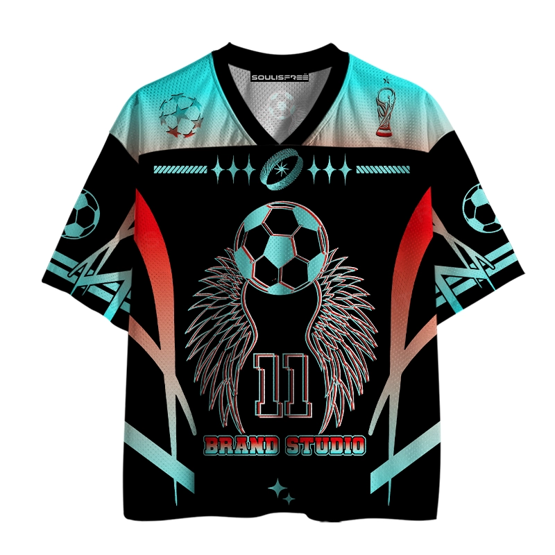 Soulisfree Winged Soccer Eleven Illusion Mesh Jersey