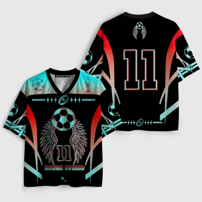 Soulisfree Winged Soccer Eleven Illusion Mesh Jersey