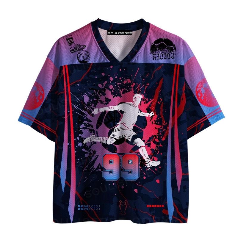 Soulisfree Ninety Nine Strike Explosion Mesh Jersey