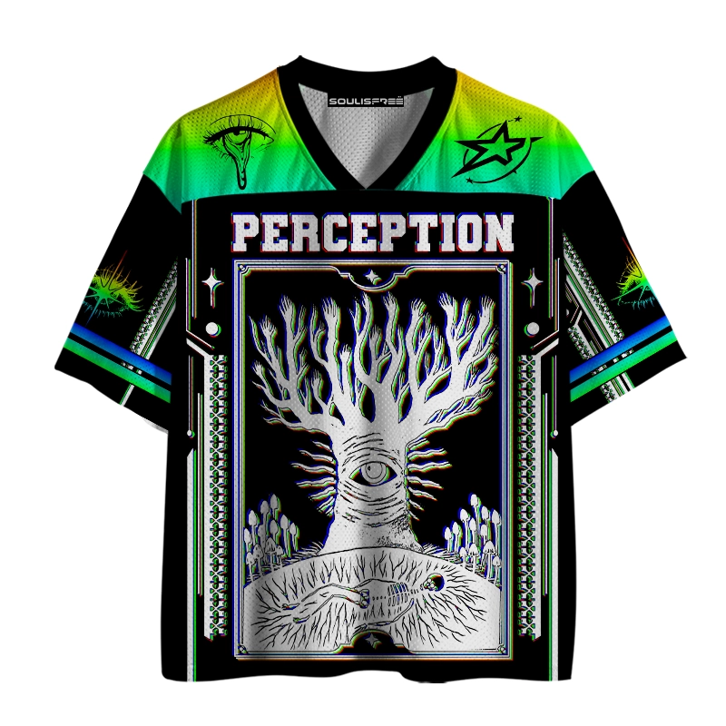 Soulisfree Perception Tree Neural Frame Illusion Mesh Jersey