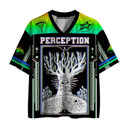 Soulisfree Perception Tree Neural Frame Illusion Mesh Jersey