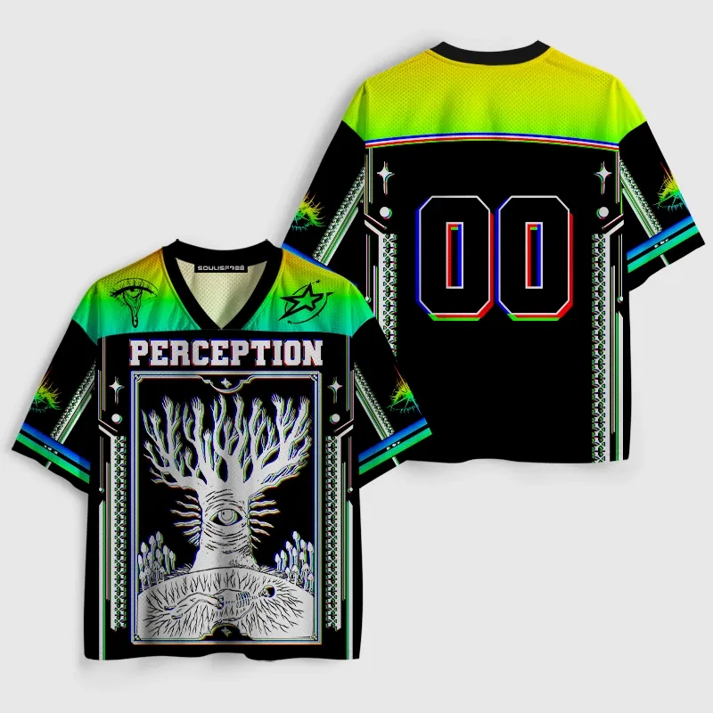 Soulisfree Perception Tree Neural Frame Illusion Mesh Jersey