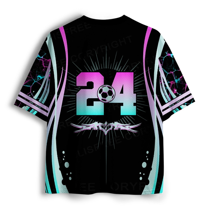 Soulisfree Soccer Boot Heart Beat Illusion Mesh Jersey