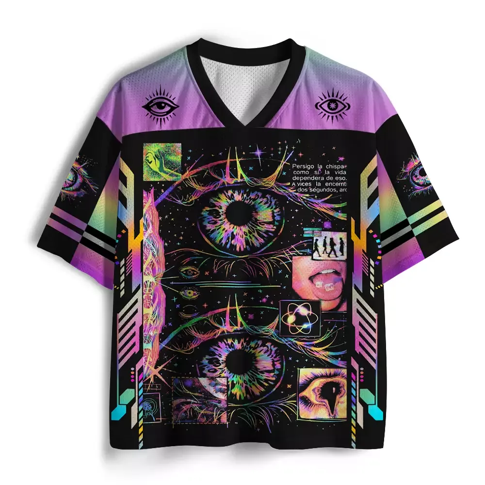 Designed Soulisfree Through the Third Eye Mesh Jersey