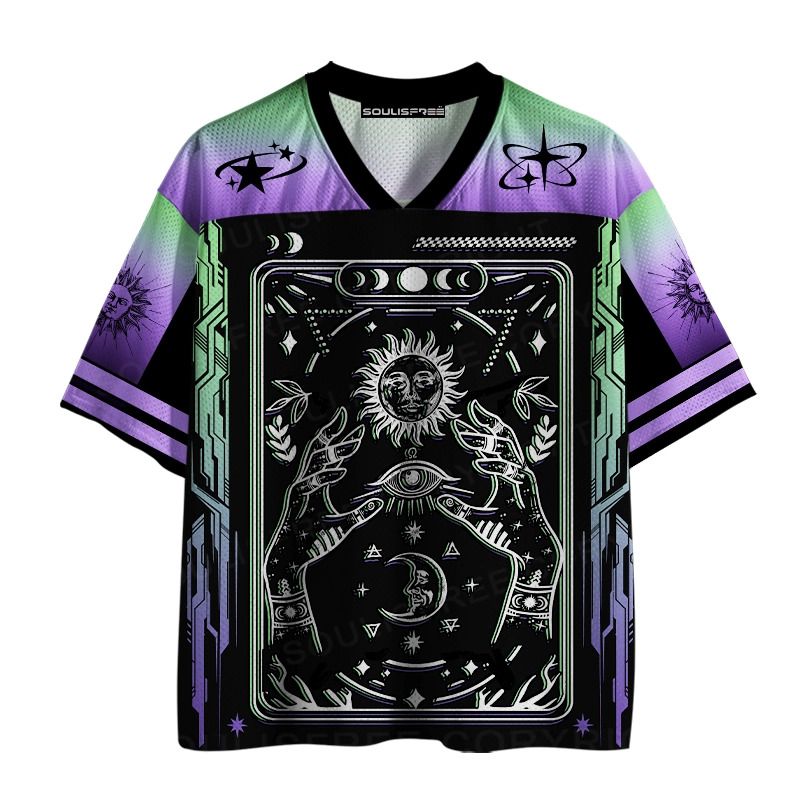 Soulisfree Mystic Card Dual Hand Illusion Mesh Jersey 