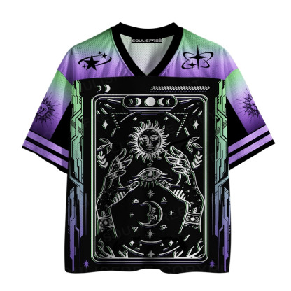 Soulisfree Mystic Card Dual Hand Illusion Mesh Jersey 