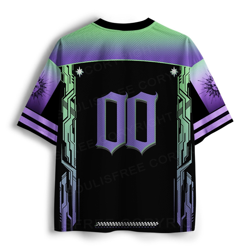 Soulisfree Mystic Card Dual Hand Illusion Mesh Jersey 