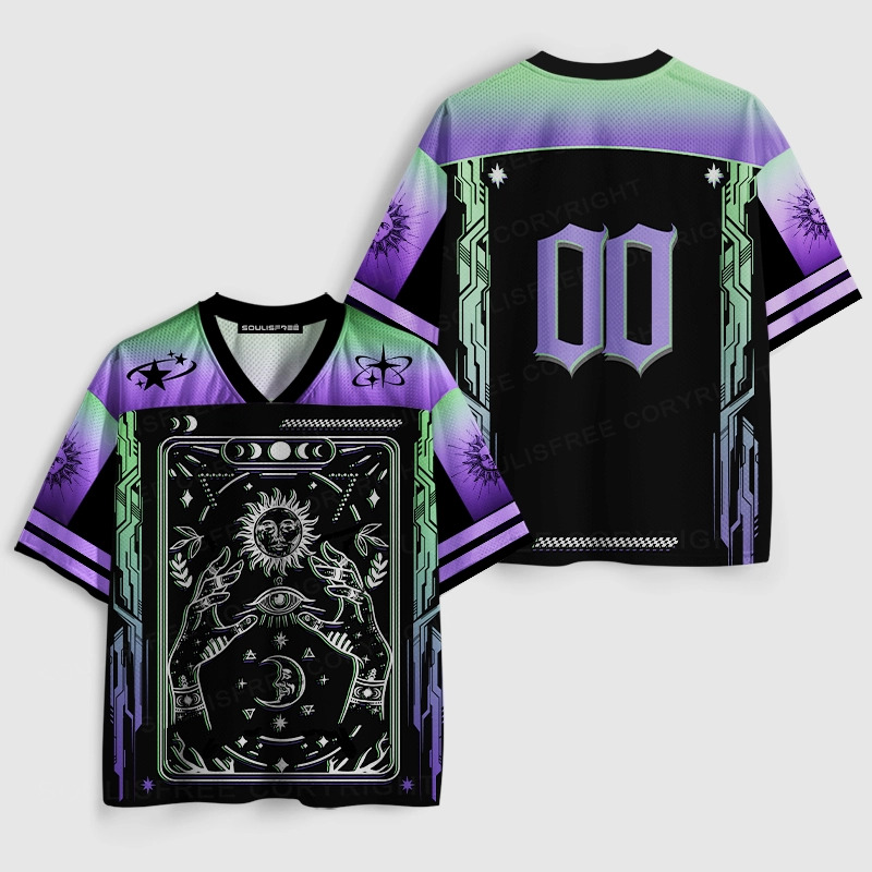Soulisfree Mystic Card Dual Hand Illusion Mesh Jersey 