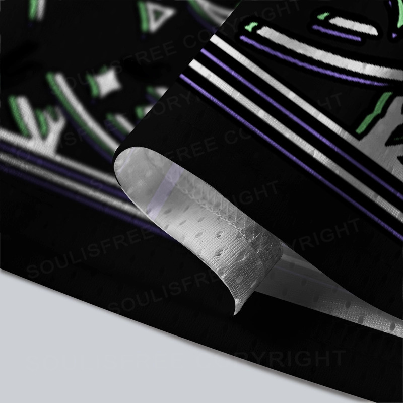 Soulisfree Mystic Card Dual Hand Illusion Mesh Jersey 